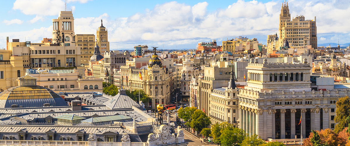 Madrid’s city centre, Spain