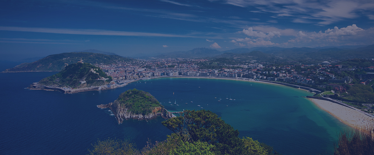 La Concha beach, San  Sebastián, Basque country